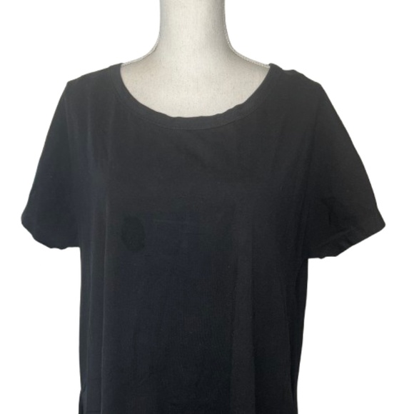 COS black shirt dress with short sleeves and u-shaped neckline stained - Picture 10 of 12